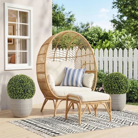 Boules d'eucalyptus artificielles de 52 cm, vendues par lot de 2, plantes décoratives résistantes aux UV avec 1086 feuilles pour une utilisation intérieure et extérieure
