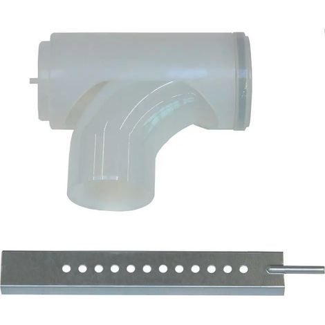 Vaillant Coude de support 87 Gr 110 mm PP avec rail de support 350 mm, 0020106388