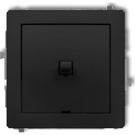 Interruttore karlik 12dwpus-4.1 leva cornice richiesta nero