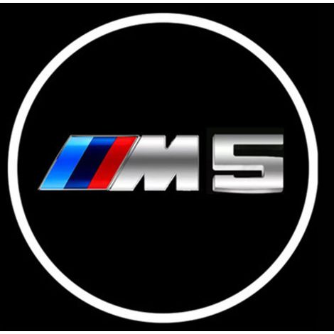 2 pièces de lumières de bienvenue pour BMW Série 3 Série 5 Série 7 Série X3/X5/X6/X7 lumières de porte de projection lumières de bienvenue BMW style 17 (1/5)