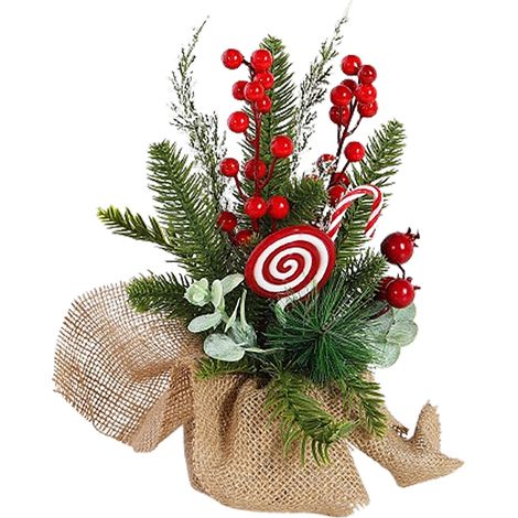 Mini-Weihnachtsbaum für den Tisch, künstlicher Weihnachtsbaum für die Weihnachtsdekoration im Haus, in der Küche, auf dem Esstisch. (1/2)