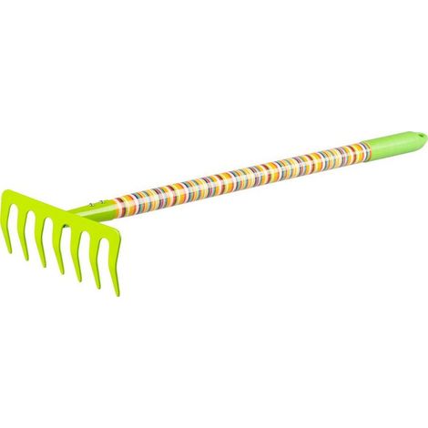 Rechen Strend Pro, schmal, Kinder, Holz+Stahl, 63x18 cm