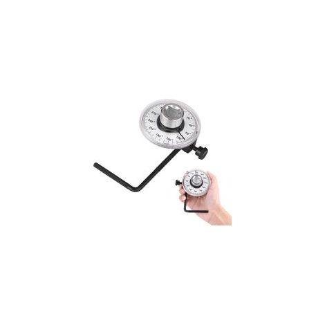 Jauge d'angle De Couple De Automatique Rapporteur à 360 degrés avec Clé Dynamométrique Règle d'angle De Couple Angle de Rotation Automatique Mesurer l'outil