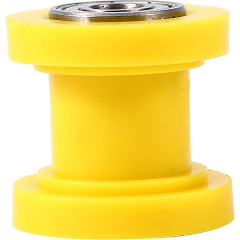 Fockety Convient au Guide de Rouleau de Tendeur de Chaîne de Mini Vélo, Diamètre Intérieur de 10 Mm, Support de Bras Oscillant, Roulements Robustes, Jaune, pour les Kits de Conversion vers Gaz (1/5)
