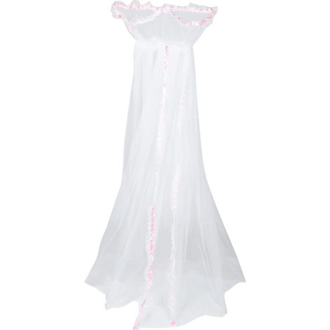 Moustiquaire pour berceau bébé à grand motif floral (1/5)