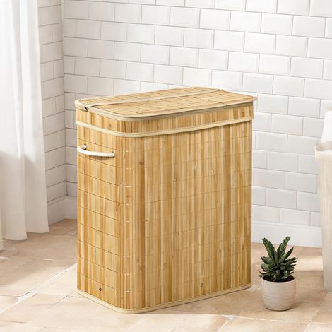 Accessoire de nettoyage naturholz en bambus 54,2 x 35,2 x 59,5 cm (1/5)