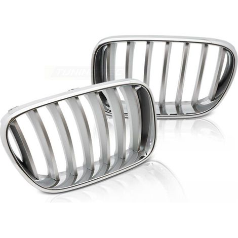 Calandre Avant BMW X3 F25 de 2010 a septembre 2014 Chrome Titan-41035732 (1/4)