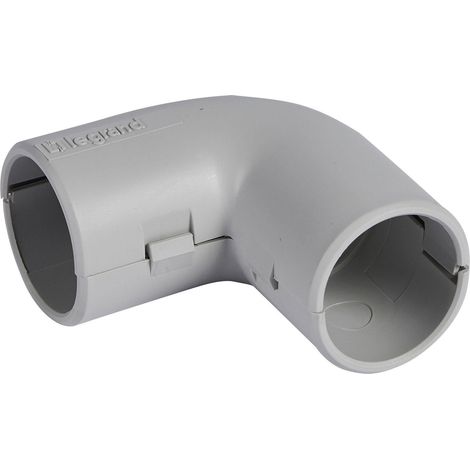 Coude équerre 90° IP40 Ø25mm gris RAL7035 LEGRAND 651613 (1/2)