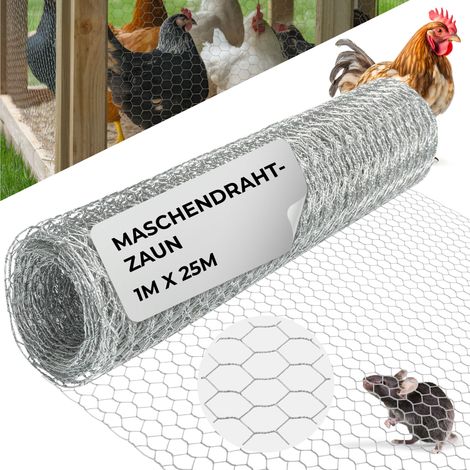 Geflecht GARDEN HEX ZN 1000/13/0,7 mm, sechseckig, Garten, Zucht, Packung 25 m (1/5)