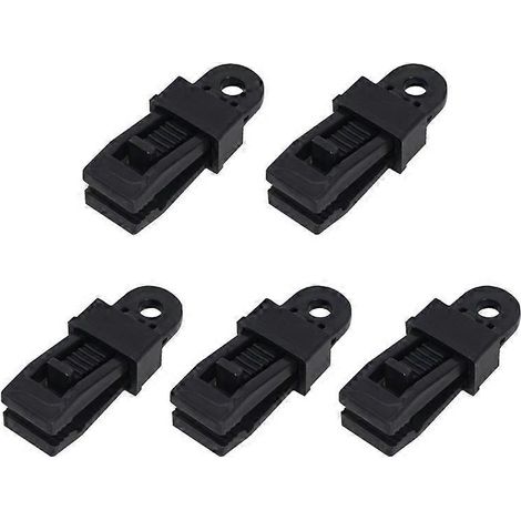 5x Markisenclips, Planenclips, Windseilschlaufe, praktische Zeltbefestigung, Feststellverschluss