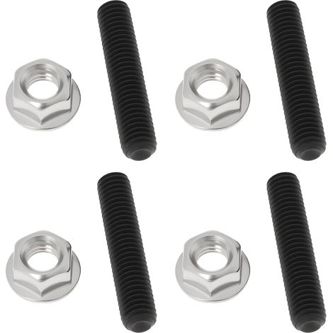 4 écrous de Goujon de Collecteur D'échappement M8x1,25 Vis de 40 Mm (1/5)