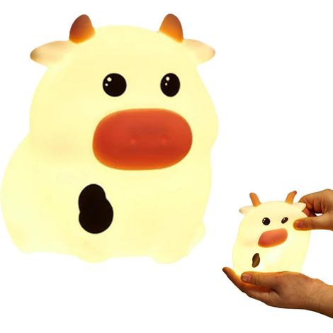 Veilleuse Vache Lampe De Chevet Vache Avec Minuterie (1/5)