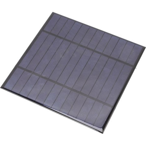 Chargeur de panneau solaire 6V 4,5W, mini panneau solaire à surface époxy en polysilicium, cellules solaires pour lampe solaire de jardin et lampe murale solaire (1/5)