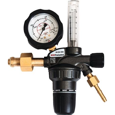 Regulador de presión de botella ProControl Flowmeter Argon / CO 200bar 1 etapa 16l / min