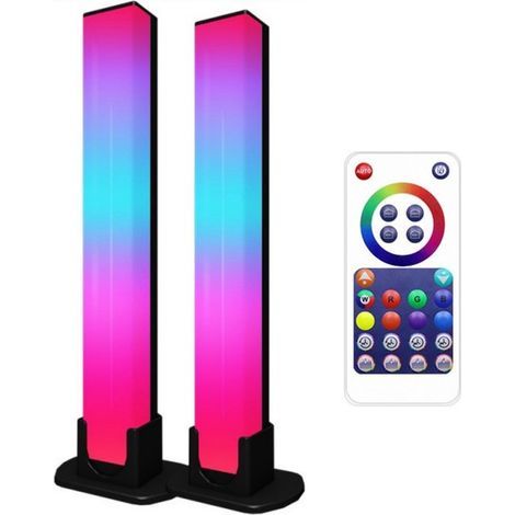 Barre lumineuse LED RGB Longziming avec synchronisation musicale – Modes dynamiques – Éclairage d'ambiance USB pour TV, jeux vidéo et chambre (1/5)