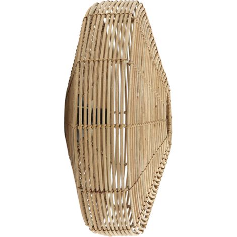 Light & Living - lampada da parete - Mataka - marrone - rattan - (1/4)