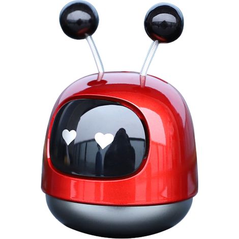 Diffuseur d'aromathérapie créatif style robot pour bouche d'aération, ornement parfumé solide rouge, accessoire intérieur durable et parfum longue durée (1/5)