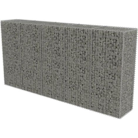 Mur en gabion avec couvercles Acier galvanisé 300 x 50x150 (1/5)