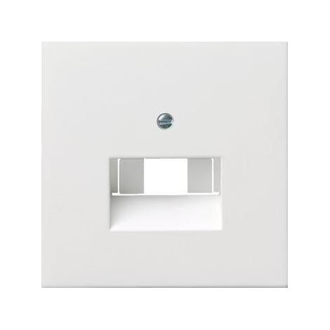 Gira Zentralplatte UAE/IAE 3-fach reinweiß glänzend Fläche 0270112 Schraubbef (1/5)