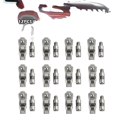 Rocker-Arms-Kit, 12PCS Rocker-Arms, 12PCS Ventilstößel, Für 3.6L Motoren, OEM-Kompatibilität, Hochwertiges Material (1/5)