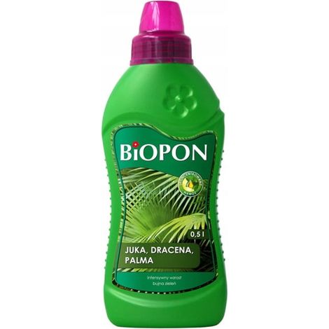 Engrais pour yucca, dracaenas et palmiers 0,5 L Feuilles saines vert intense (1/2)
