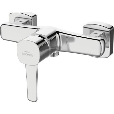 Robinet de douche Glamour - Chrome - Mitigeur monocommande - Fixation murale - Mécanisme de mélange en céramique 35 mm (1/2)