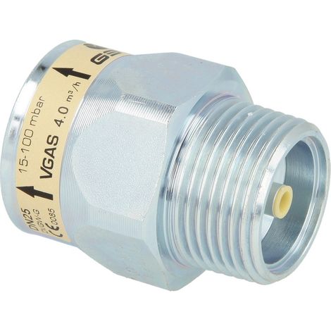 Contrôleur du débit de gaz GST25LR0031MF 4 m³/h 1’’ FM/FF