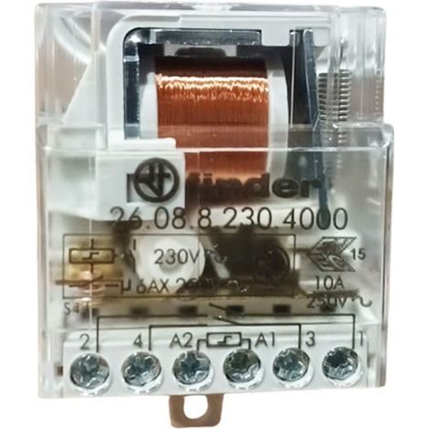 Relè Ad Impulsi Finder Passo Passo 10A 230Vac 2No ( Finder Cod. 260882304000 )
