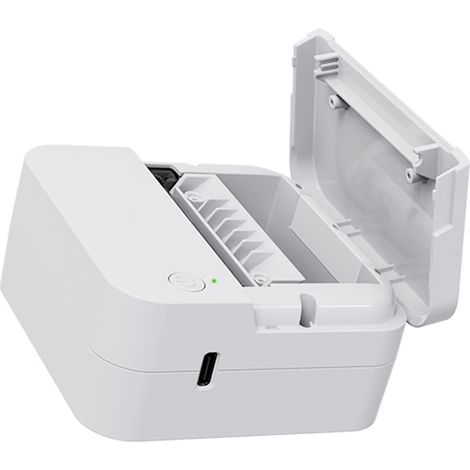 Imprimante thermique de poche compacte multifonction P7 203DPI créateur d'étiquettes portable impression photo instantanée BT 4.0 smartphone iOS Android avec 1 rouleau papier 57x25mm pour note mémo la (1/4)