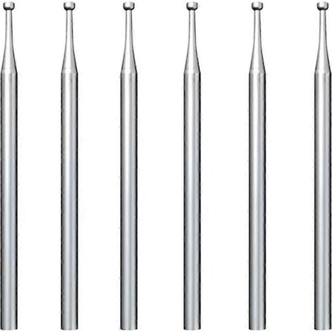 Fraise à arrondir ronde de 1,8 mm (pièces) - Embouts à arrondir le fil sur tige de 3/32 pouce - Fraises pour la fabrication de bijoux en lapidairerie (1/4)