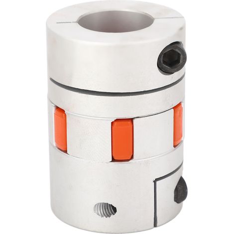 Flexible Hülse aus Aluminiumlegierung für Servomotor und Kugelgewindetrieb, 24 mm Bohrung, 45 mm Außendurchmesser, 65 mm Länge