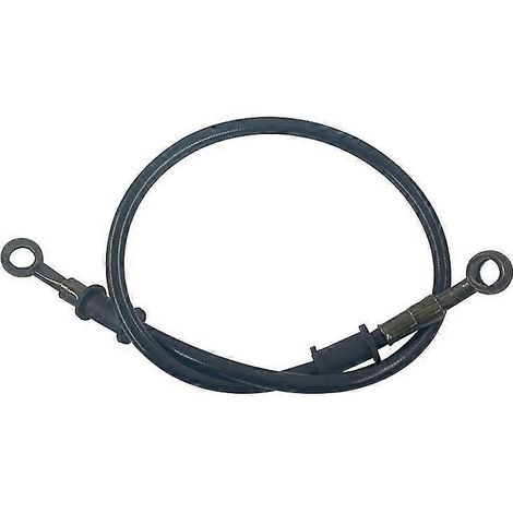 Durite d'huile tressée pour frein et embrayage de moto, 60/90/120 cm, compatible avec les motos - 3TT304820-BK-90 (1/5)