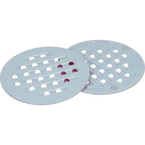 Lot de 2 tapis isolants thermiques de table, tapis de cuisine créatifs pour bols, assiettes, casseroles et plats (vert) (1/5)