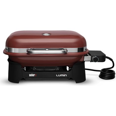 Barbacoa eléctrica Weber Lumin Compact roja (1/2)