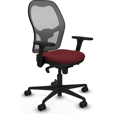Sedia da ufficio piqueras y crespo Jorquera grigio simil pelle
