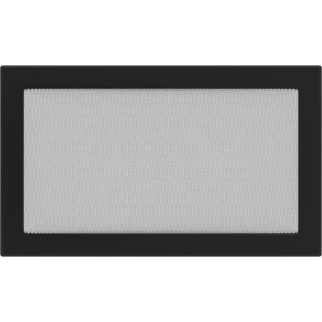 Lüftungsgitter 22x37 schwarz (1/3)