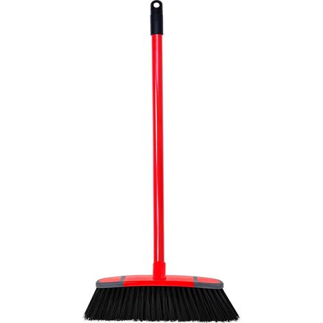 2 x Soft Broom Bristles Sweeping Brushes Ideal For Cleaning Hard Floors