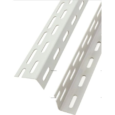 ANGOLARE PER SCAFFALI CM 35X35X300 SP1,8MM GRIGIO CHIARO
