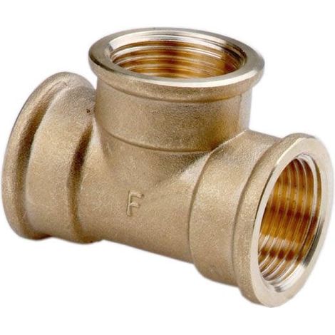 Racor en T de Latón 13.5 mm Resistente y Práctico