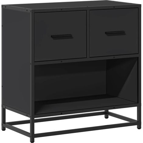 Maison Exclusive - Nachttisch Schwarz 60x31x60 cm Holzwerkstoff u