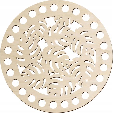 Base fondo del cestino per uncinetto, cerchio 15 cm Fondo Fondo per la borsa, rotondo (1/5)