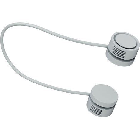 Mini-Nackenventilator, tragbar, per USB aufladbar, kabellos, ohne Rotorblätter, mit Aromatherapiefunktion, hellgrün, für den Außenbereich (1/5)