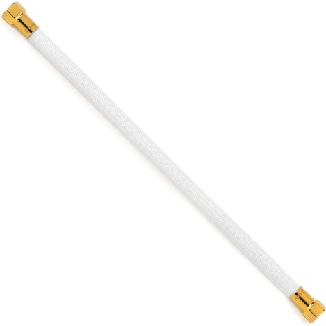 Flexible sanitaire BLANC POLYMÈRE Øintér.8mm - Femelle 1/2" - Femelle 1/2" OR - 400mm - TAQ PREMIUM - Tucai
