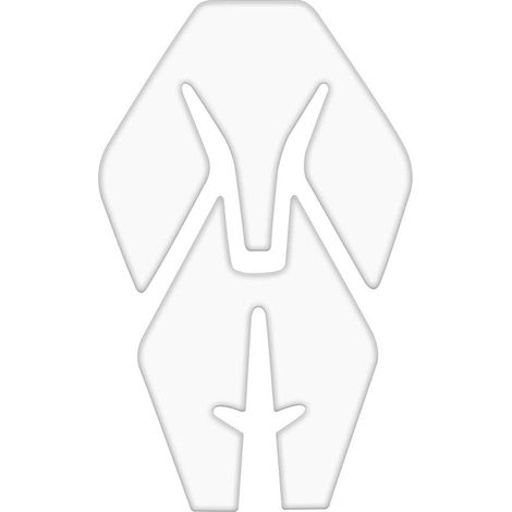 Quattroerre Paraserbatoio Tank Pad Adesivo 3D per Moto (Trasparente) (1/4)