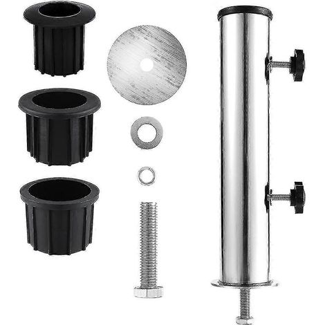 Set di tubi per supporto asta ombrellone, manicotto di inserimento per tubo di supporto base ombrellone da esterno, per Gar-YuJia da esterno