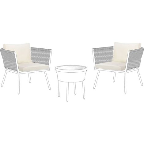 Outdoor Kissenbezug Set GARGANO Hellbeige