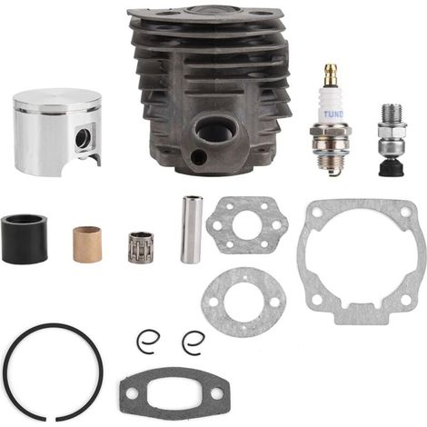 Pistón de cilindro de 46 mm con kit de juntas para motor Husqvarna 50, 51, 55 Rancher Nikasil (1/4)