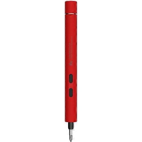 iFu Mini tournevis électrique sans fil rechargeable 22 embouts, kit de tournevis de précision rouge (1/5)