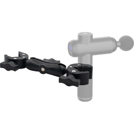 Support pour Pistolet de Massage Pince double face Rotation 360° pour les zones difficiles d'accès Compatible avec la plupart des pistolets de massage (1/5)