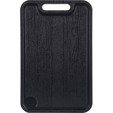 Planche à découper en plastique Molly 24,5 x 16 cm, petit modèle anthracite